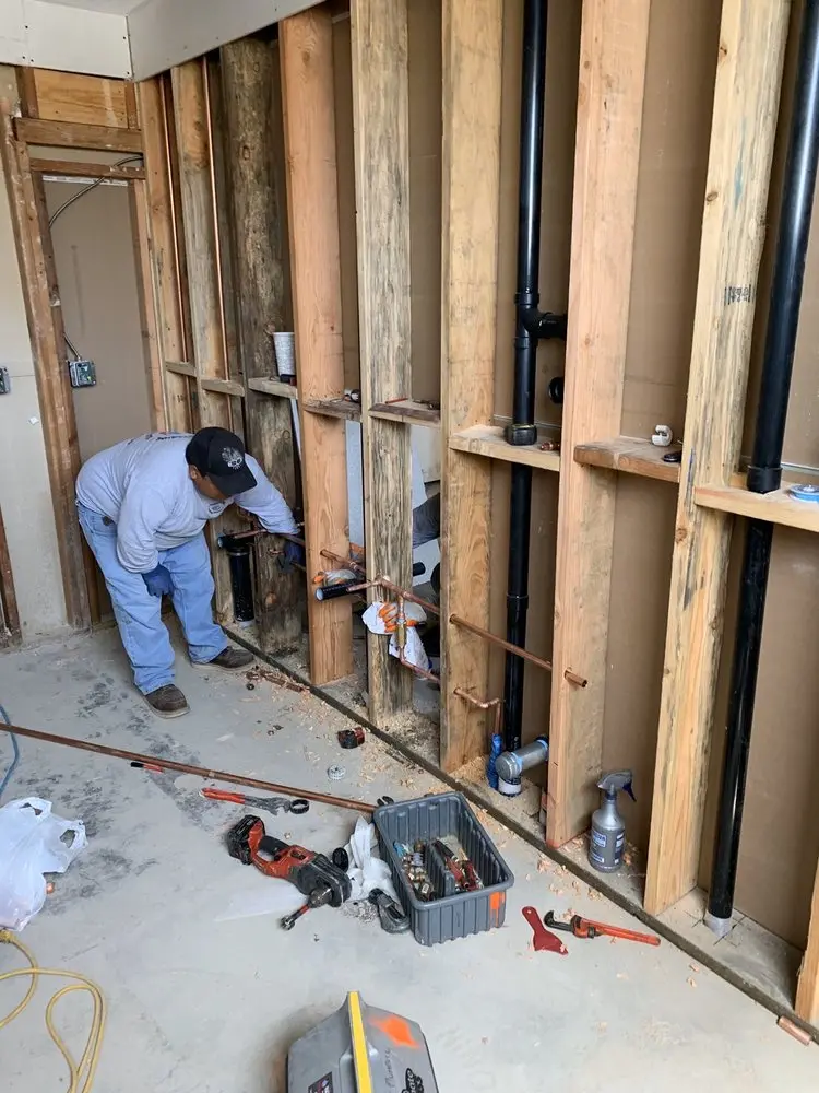 Commercial rough-in plumbing for Gas Line Repair in University